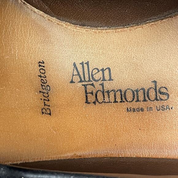Allen Edmonds Bridgton Shoes Mens Size 8.5 D Black Leather Tassel Brogue Loafer main image 9